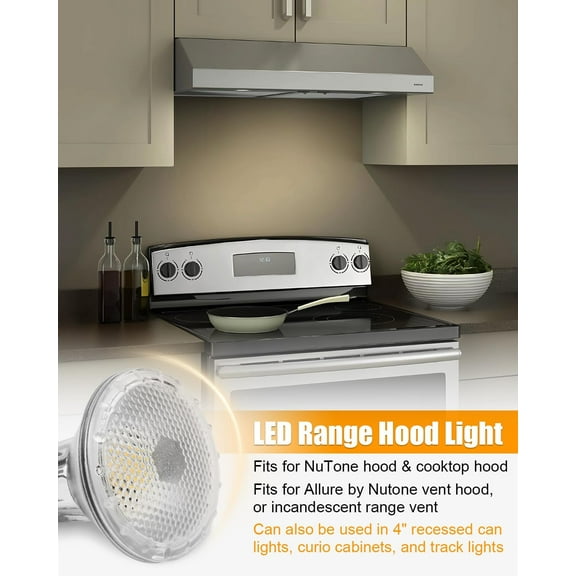 IYFFDFE-PAR20 7W LED Range Hood Light Bulbs, Led Replacement for 60W Halogen Bulb, Appliance Bulbs, 4" Recessed Downlights, Antique Cabinets and Track Lights, and Bulbs for Outdoor Landscape Lighting