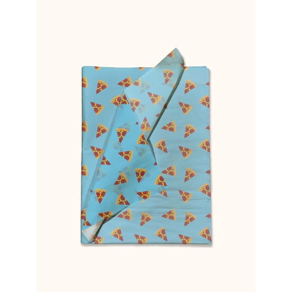 IYFFDFE-Pizza Printed Tissue Paper for Gift Bags or Boxes and Wrapping - Food Bulk Decorative Art Tissue Paper for Packaging and Gifting | 24 Sheets 20" x 30"
