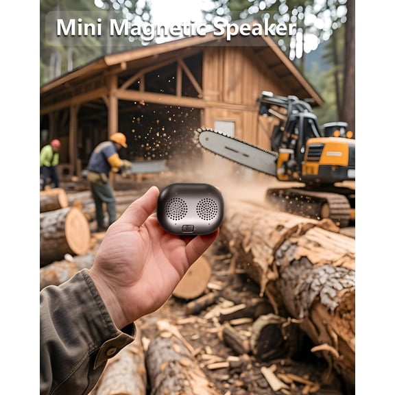 IYFFDFE-Portable Magnetic Golf Speaker - Wireless Bluetooth Speaker, Attach to Metal Surfaces, Golf Accessory,Enjoy Music and hands-free on Course/Workplace/Kitchen/Washing Room/Bedroom/Driving Cab/G