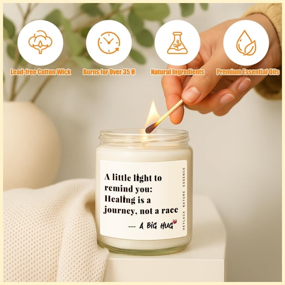 IYFFDFE-Sympathy Gifts for Loss of Loved One - Lavender Scented Soy Candle, Memorial Candle for Grief, Condolence Gift for Men and Women, Pet Loss Remembrance