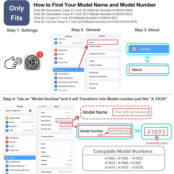 IYFFDFE-iPad Air 2 Case, iPad Air Case, Black Paisley iPad 9.7 Inch Case Protective Cover for IPad 6th/5th Generation, Multi-Angle Viewing Case with Adjustable Stand Auto Wake/Sleep Function (Paisley