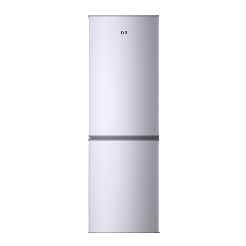 View of IYS 4.0 Cu.Ft 2-Door Compact Fridge with Bottom Freezer - Silver, for ...