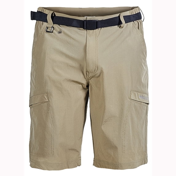 IYTR Athletic Shorts for Men Cargo Shorts Zipper Button Multi-Pocket Climbing Shorts Casual Outdoor Hiking Shorts Sweatpants Solid Color Summer Workout Shorts (Khaki,XL)