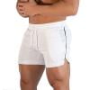 thumbnail image 1 of IYTR Athletic Shorts for Men Elastic Waist Drawstrin Quick-Drying Running Fitness Beach Sports Shorts White XXXXL, 1 of 7