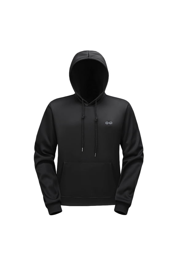 Heated Hoodies Men Winter USB 17 Zones Heated Hooded Jackets Soft Windproof Coat Body Warmer (Black,XXL)