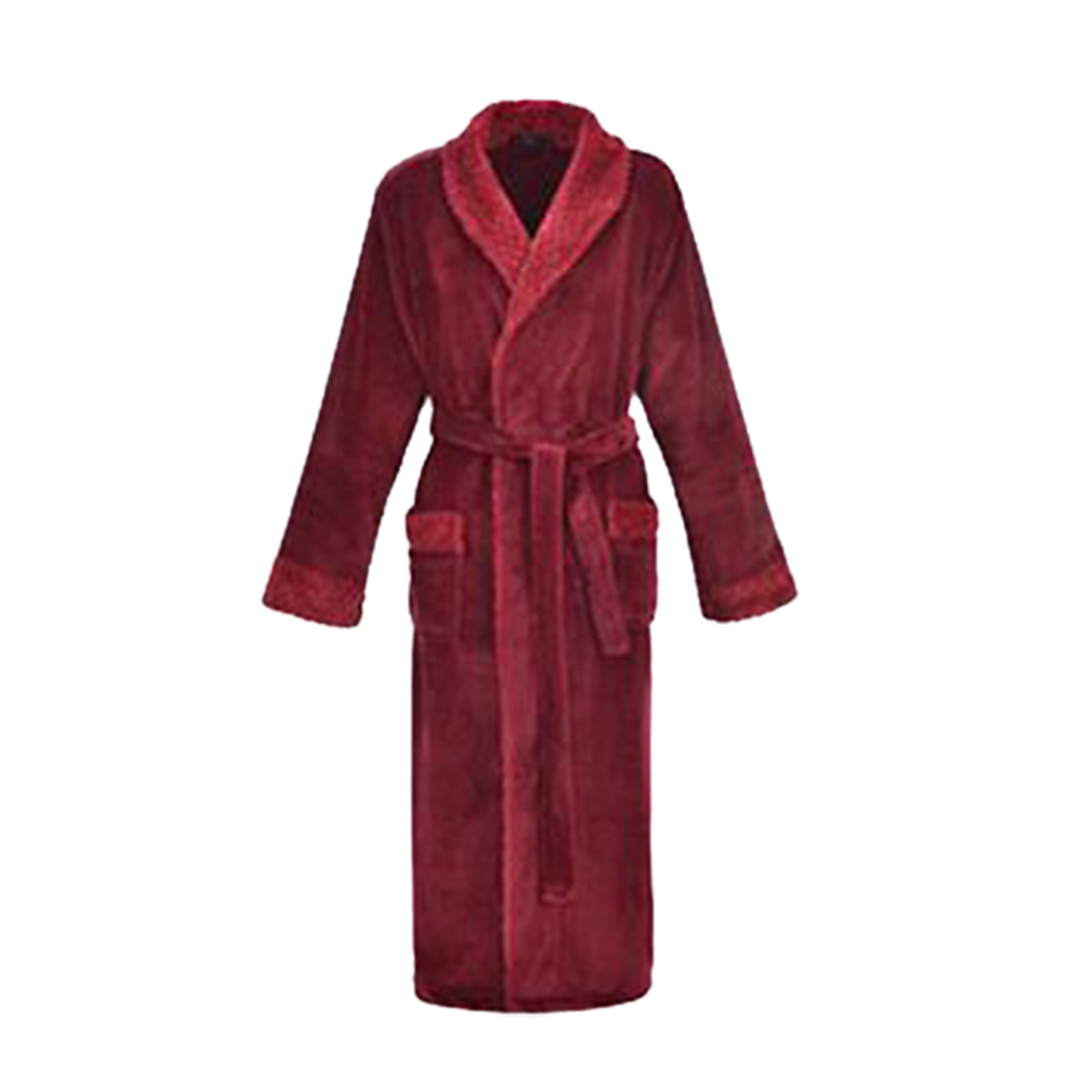 red mens dressing gown Men's Dressing Gown Smoking Jacket Robe Red Quilted Gold Swirls Jacquard Extra Long Warm