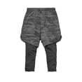 thumbnail image 1 of IYTR Men's 2 in 1 Running Shorts Compression Tights Workout Gym Fitness Sports Pants with Phone Pocket Camouflage M, 1 of 5