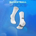 thumbnail image 1 of IYTR Men's Athletic Socks Fashion Color Block Comfortable Breathable Bottom Mid Length Socks, 1 of 2