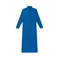 thumbnail image 1 of IYTR Men's Clergy Cassock Long Black Priest Robe Pastor Preacher Minister Clergyman Vestments Blue XXL, 1 of 4