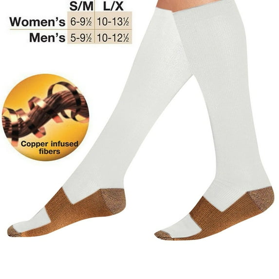 IYTR Men's Compression Socks Fashion Color Block Soccer Socks Non-Slip Long Socks Casual Sports Socks