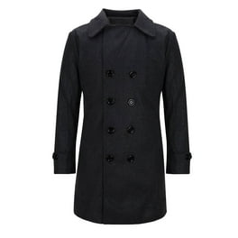 Father Day Sale Deals!2024 Double Breasted Trench Coat Men