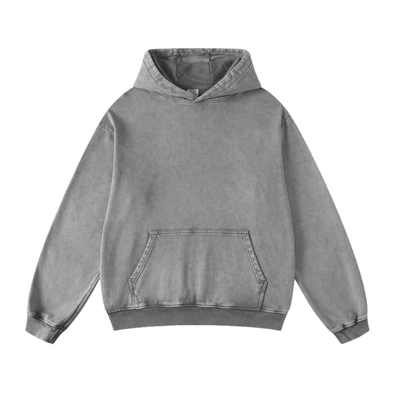 IYTR Men's Hooded Sweatshirts Fashion Solid Color Long Sleeve Tops Casual Outdoor Sweatshirts
