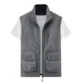 thumbnail image 1 of IYTR Men's Lightweight Outdoor Vest Quick Dry Mesh Breathable Summer Travel Fishing Photography Waistcoat with Multi Pockets Gray XXXL, 1 of 1
