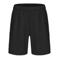 thumbnail image 1 of IYTR Men's Lightweight Quick Dry Athletic Gym Shorts with Zipper Pockets Workout Running Training Shorts Black XXXL, 1 of 3