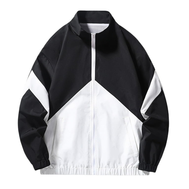 Standing Collar Lace Long Sleeve Colorblock Jacket Standing Collar Lace Long Sleeve Colorblock Jacket