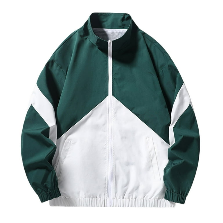 IYTR Men's Lightweight Windbreaker Jacket Zipper Up Baseball