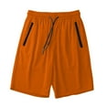 thumbnail image 1 of IYTR Men's Shorts Ice Silk Fitness Running Stretch Gym Shorts Men Casual Workout Shorts (Orange XL), 1 of 6