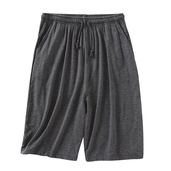 IYTR Men's Sleep Shorts Comfortable Lounge Shorts Drawstring Waist Soft Pajama Shorts Lightweight Summer Short Pants Elastic Multicolor XL