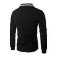 thumbnail image 1 of IYTR Men's Slim Fit Jacket Quilted Padded Zipper Pockets Baseball Collar Long Sleeve Lightweight Coats Outwear Black S, 1 of 1