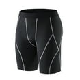 thumbnail image 1 of IYTR Men's Sports Running Tights Compression Baselayer Pants Workout Training Fitness Gym Shorts Tights Gray XXL, 1 of 1