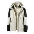 thumbnail image 1 of IYTR Men's Winter Fleece Warm Windproof Waterproof Hooded Jacket Outdoor Sports Coats Thermal Thick Snow Ski Jackets, 1 of 1