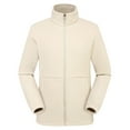 thumbnail image 1 of IYTR Men's Zip Up Fleece Jacket Long Sleeve Outdoor Warm Coats Fashion Casual Hiking Jackets with Pockets Outwear (Khaki,XXL), 1 of 7