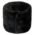 thumbnail image 1 of IYTR Mens And Womens Winter Warm Solid Color Neck Warmer Soft Fuzzy Loop Scarf Warm Tube Scarf Black Free Size, 1 of 3