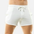 thumbnail image 1 of IYTR Mens Athletic Shorts Elastic Waist Drawstring Sports Shorts Comfy Summer Casual Shorts Solid Color Shorts with Pockets White XL, 1 of 4