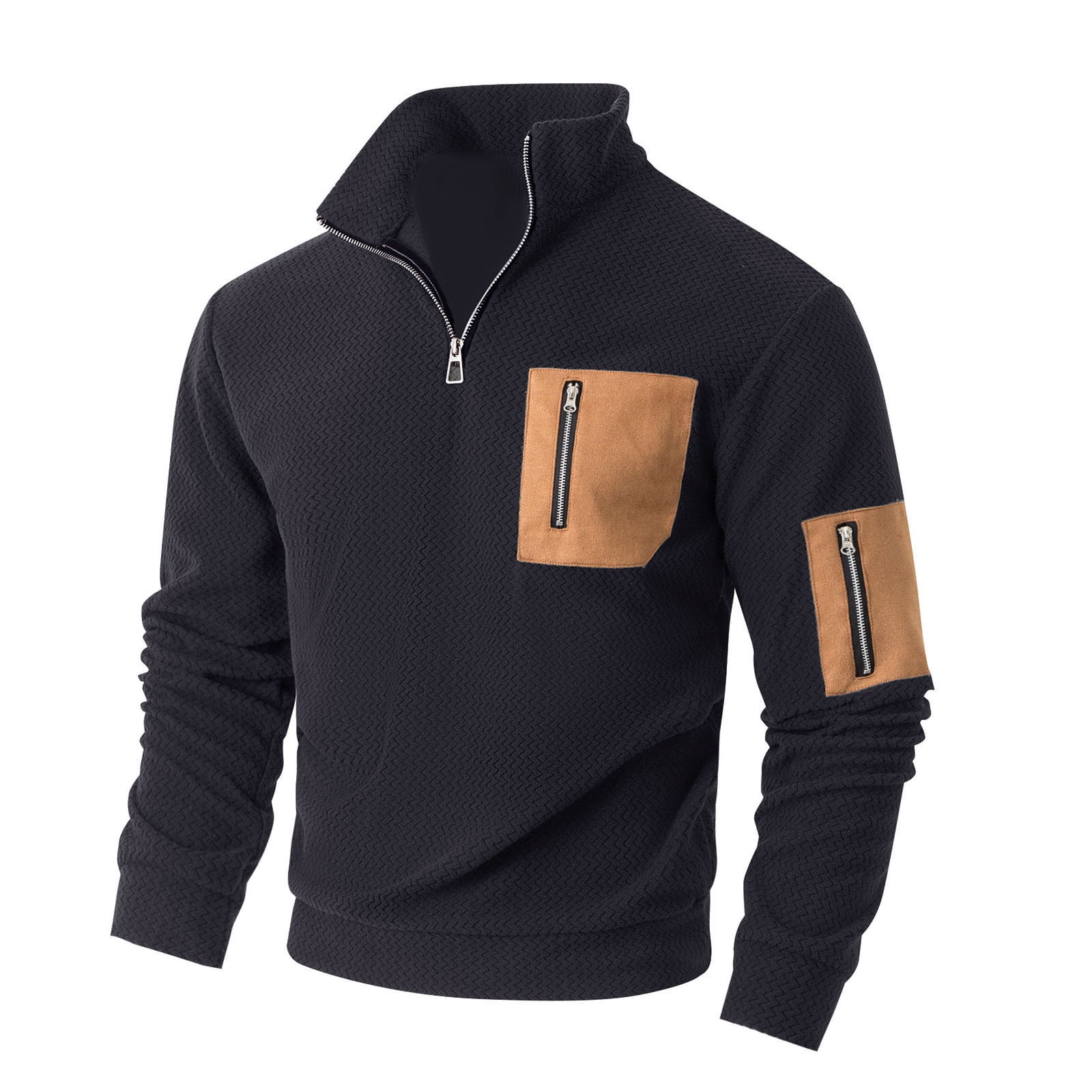 IYTR Mens Color Block Hoodies Pullover Comfy Hoodies Casual Long Sleeve ...