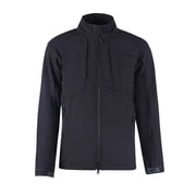 IYTR Mens Jackets Comfortable Outdoor Sport Jackets with Pocket Solid Color Zipper Stand-up Collar Long Sleeve Jacket Black M