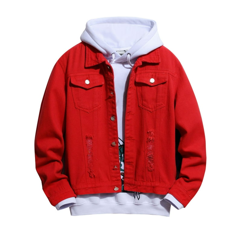 Pure Color Patchwork Long Sleeve Hooded Woolen Cardigan Coat Pure Color Patchwork Long Sleeve Hooded Woolen Cardigan Coat
