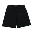 thumbnail image 1 of IYTR Mens Workout Shorts Elastic Waist Sports Fitness Training Breathable Holiday Mesh Beach Shorts Pockets Casual Classic Solid Color Short Pants Black S, 1 of 5