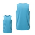 thumbnail image 1 of IYTR Mens Workout Tank Tops Summer Sleeveless T Shirts Solid Color Round Neck Quick Dry Sport Fitness Tee Shirts Casual Comfy Sky Blue XL, 1 of 6