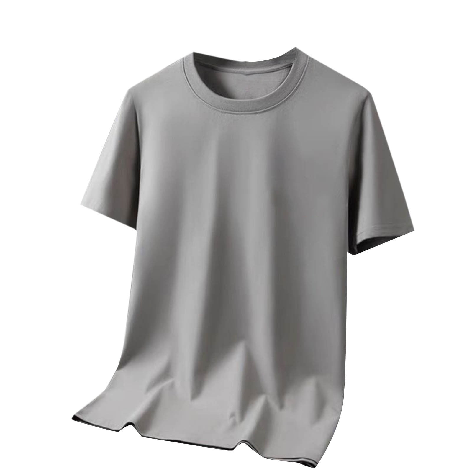 Men's Short Sleeve Solid Color T-Shirt