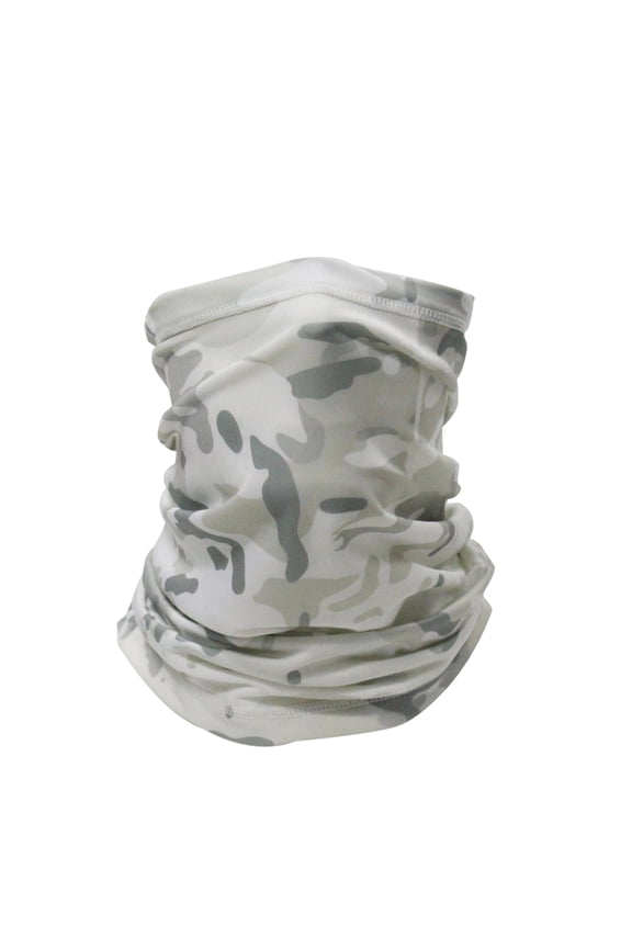Camo Neck Gaiter Face Mask Ski Scarf For Men&Women Sun Protection Windproof For Fishing Cycling Gray