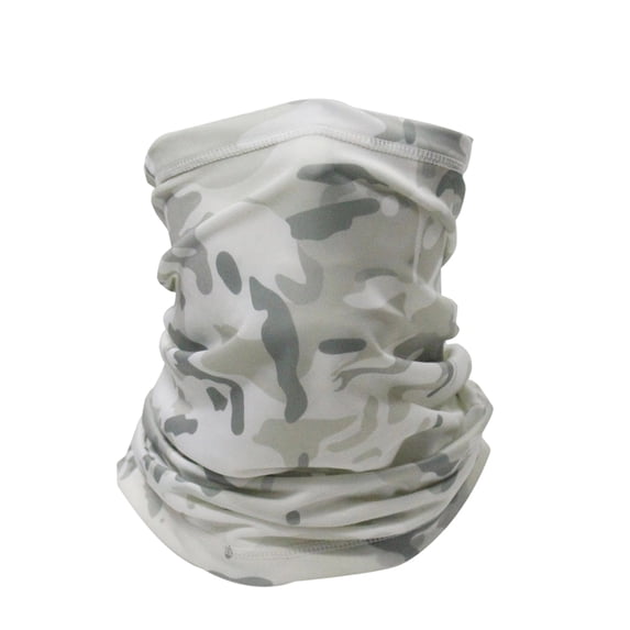 IYYVV Camo Neck Gaiter Face Mask Ski Scarf For Men&Women Sun Protection Windproof For Fishing Cycling Gray