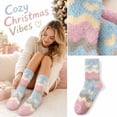 thumbnail image 1 of IYYVV Fuzzy Socks for Women Fall Cozy Fluffy Slipper Socks Non Slip Socks Warm Thick Socks for Winter Cold ,Sleep A One Size, 1 of 5