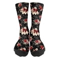 thumbnail image 1 of IYYVV Halloween Crew Socks For Men Women Cute Spooky Ghost Rose Novelty Crazy Stretch Crew Socks Festival Gifts One Size, 1 of 6