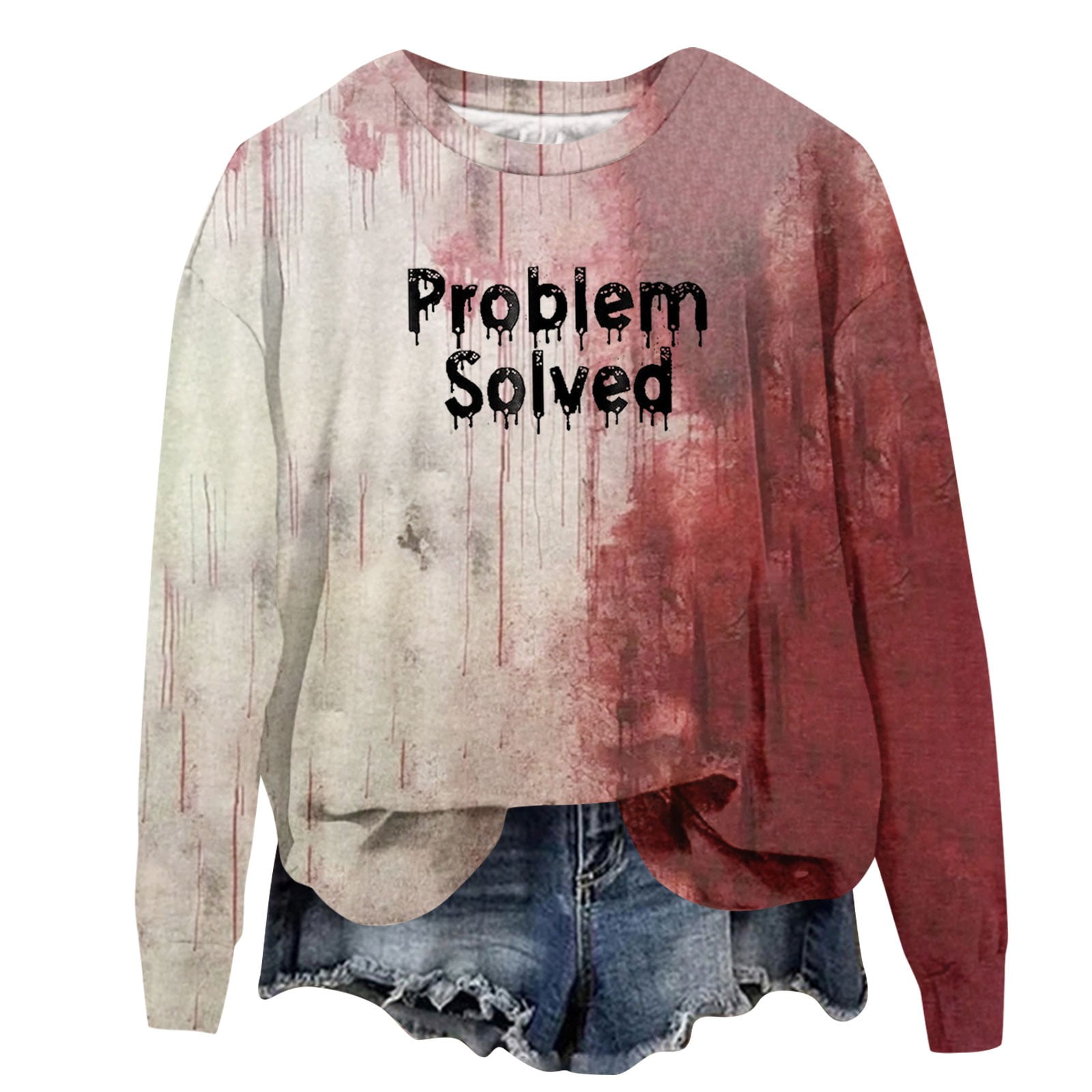 Halloween Hoodie Herren - Blutiger Horror Kapuzenpullover Mit Gruselmotiv