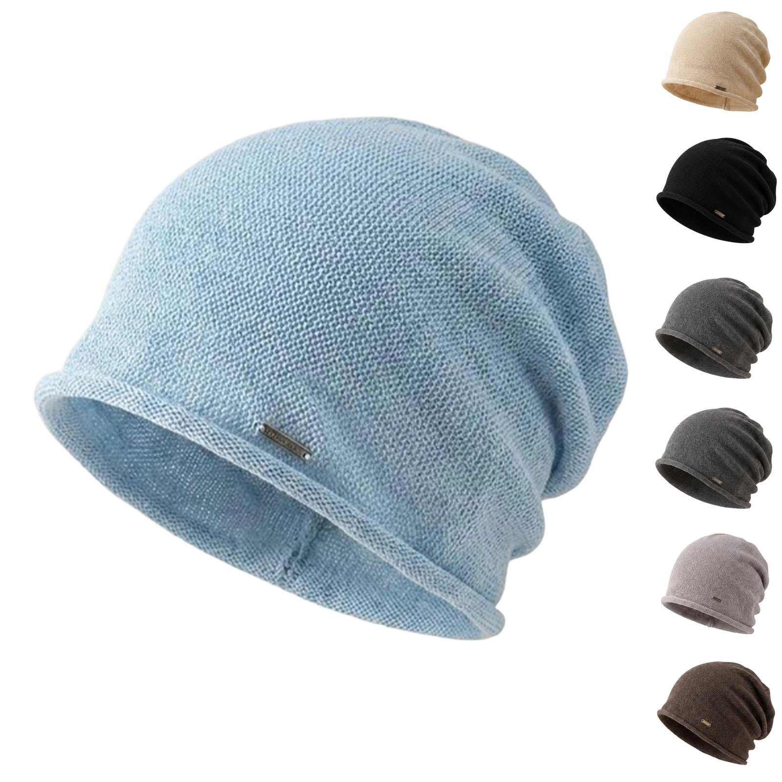 IYYVV Lightweight Slouchy Skull Cap,Extra Soft High Stretch Cap ...