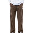 thumbnail image 1 of IYYVV Men's Casual Corduroy Pants Drawstring Elastic Waist Fashion Loose Pants Straight Leg Pants Trousers for Men with Pockets Coffee M, 1 of 5