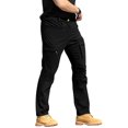 thumbnail image 1 of IYYVV Men's Lightweight Ripstop Tactical Cargo Pants, Water Resistant Hiking Work Pants Relaxed Fit Fishing Work Pants Black XL, 1 of 7