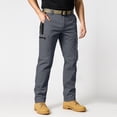 thumbnail image 1 of IYYVV Men's Pants Cargo Hiking Work Pants,Gusseted Crotch,Stretch Fabric,Lightweight,for Outdoor Activies Fishing and Travel Gray 2XL, 1 of 3