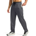 thumbnail image 1 of IYYVV Men's Sweatpants Lightweight with Zip Pockets Breathable Quick Dry Athletic Pants for Workout Running Gray L, 1 of 4