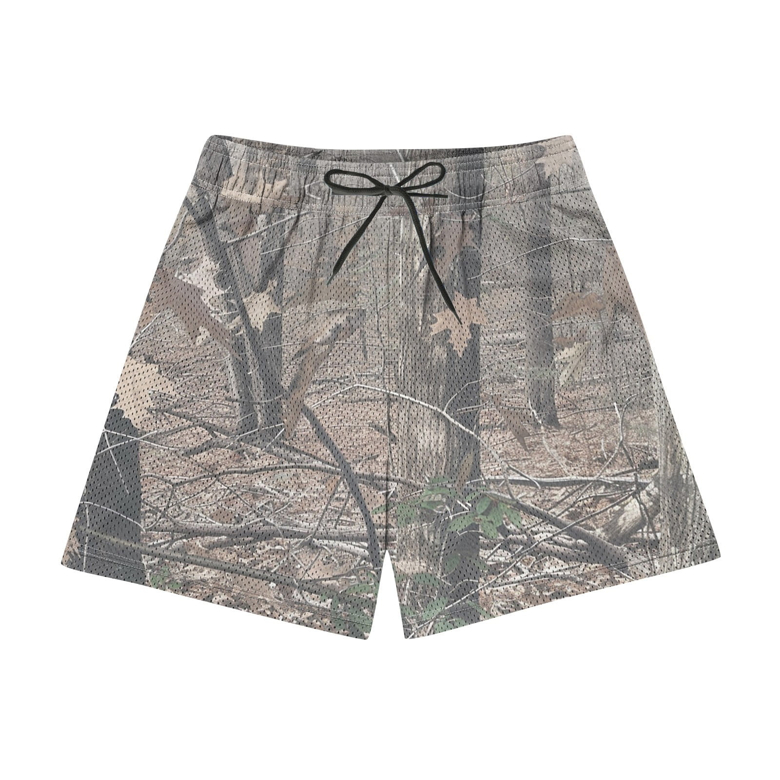 UoCefik Mens Camo Cargo Shorts Drawstring Workout Shorts