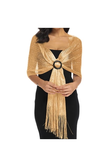 Shawls in Scarves, Shawls & Wraps | Gold - Walmart.com