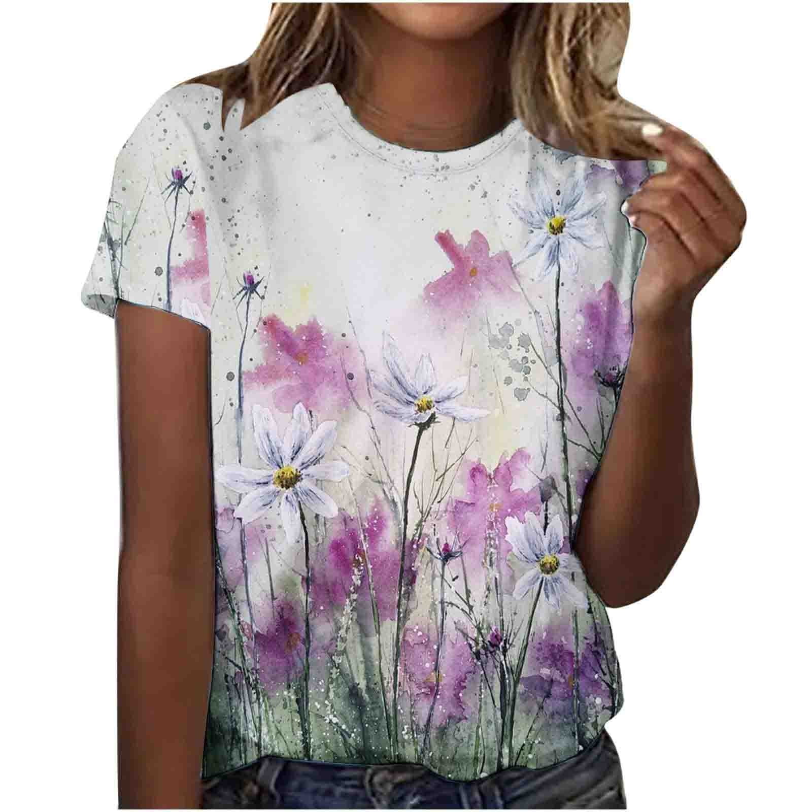 Lavender Short Sleeve Boo Top main image 0