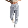 thumbnail image 1 of IYYVV Womens Joggers Pants Lightweight Running Sweatpants with Pockets Athletic Tapered Casual Pants for Workout Lounge Gray XL, 1 of 6