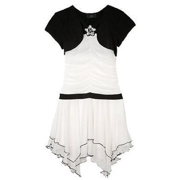 IZ Amy Byer Big Girls' Mock-Layer Halter Dress - (Size 14)