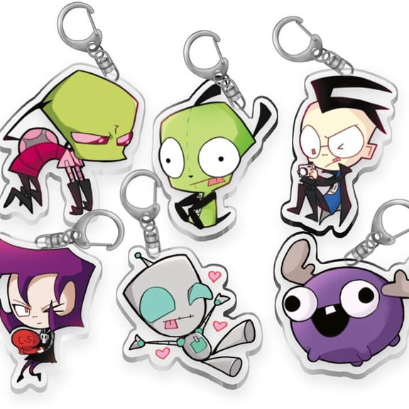 IZ Keychain keychains - Zim Dib Gaz GIR Minimoose (1 keychain)